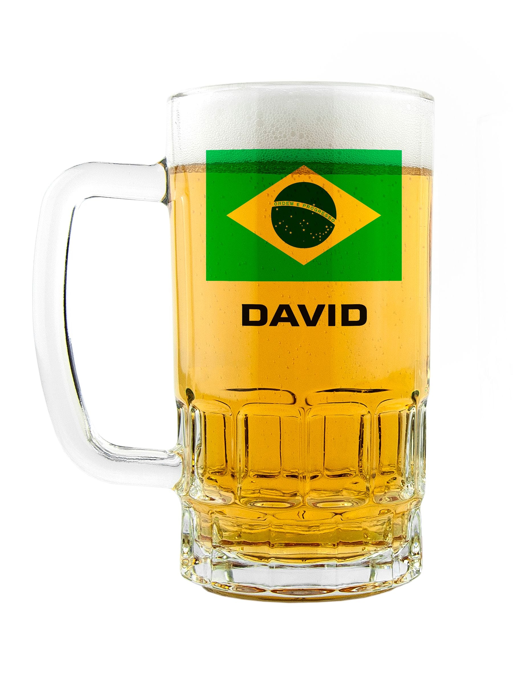 Personalised flag tankard 1 pint with country flag and name, UK version