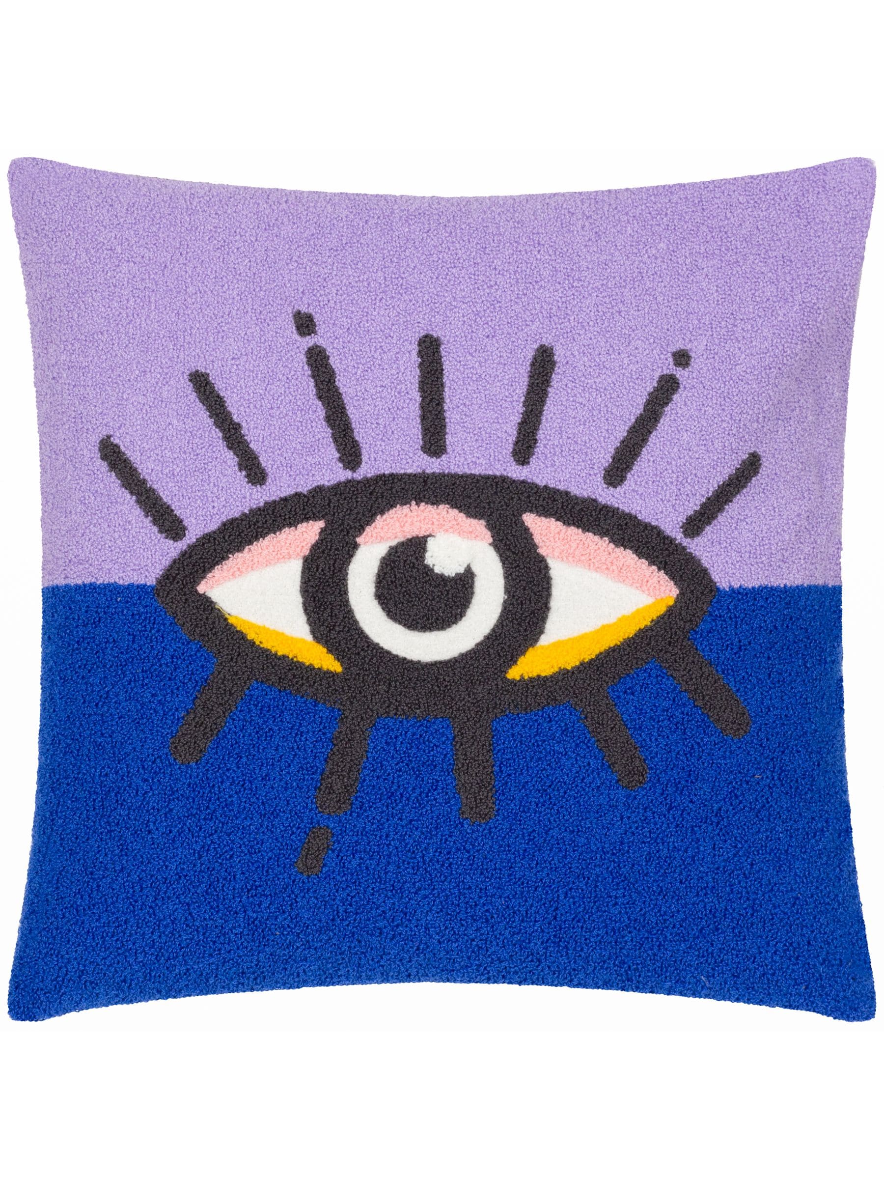 heya home All Eyes On You boucle cushion Lilac Blue, UK version