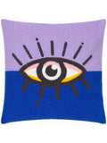 heya home All Eyes On You boucle cushion Lilac Blue, UK version