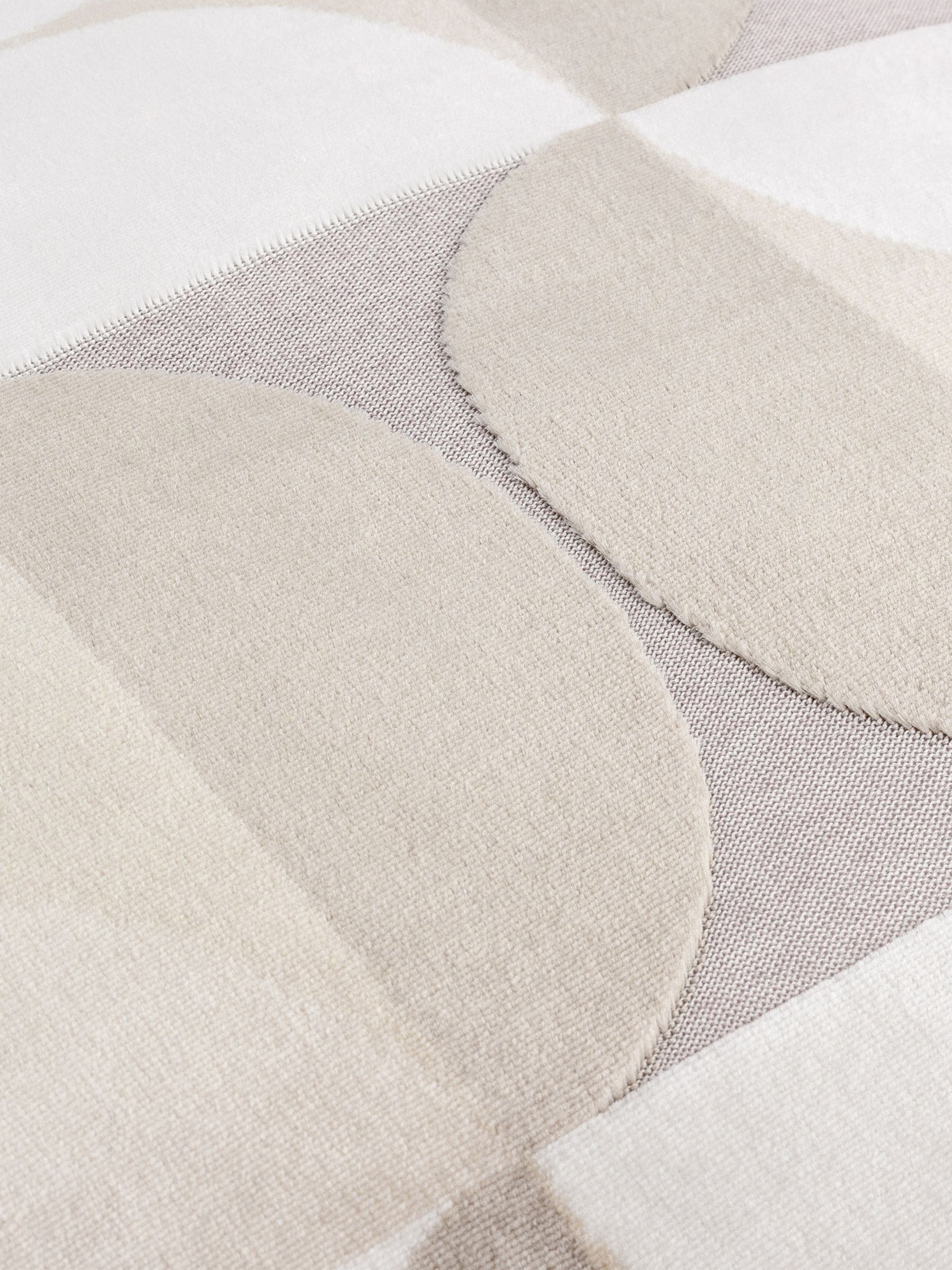 Riva Paoletti Natural Bardot Cut Velvet Cushion