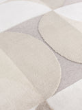 Riva Paoletti Natural Bardot Cut Velvet Cushion