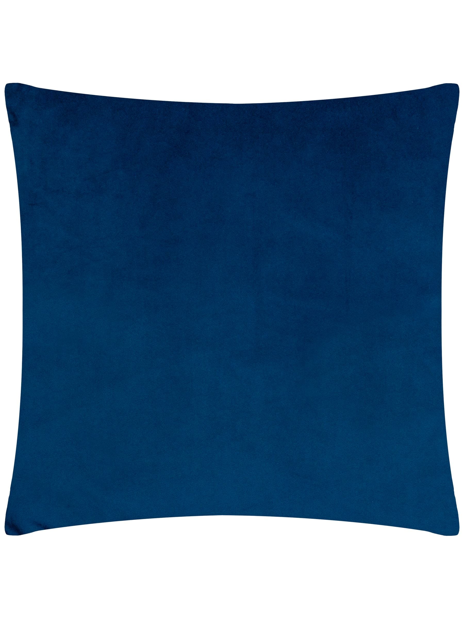 Riva Paoletti Bardot cut velvet cushion 50cm (British brand)