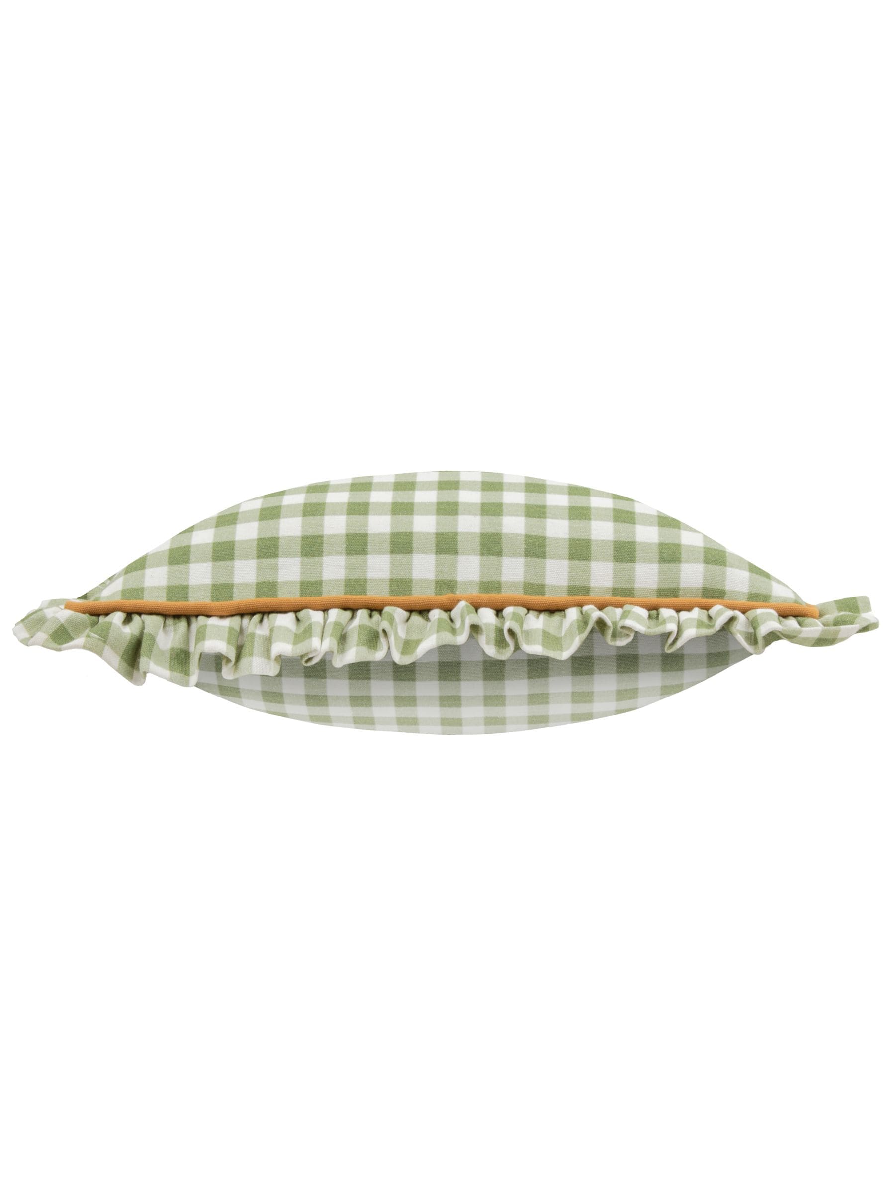 Furn sage green gingham cushion 45x45cm (British brand)