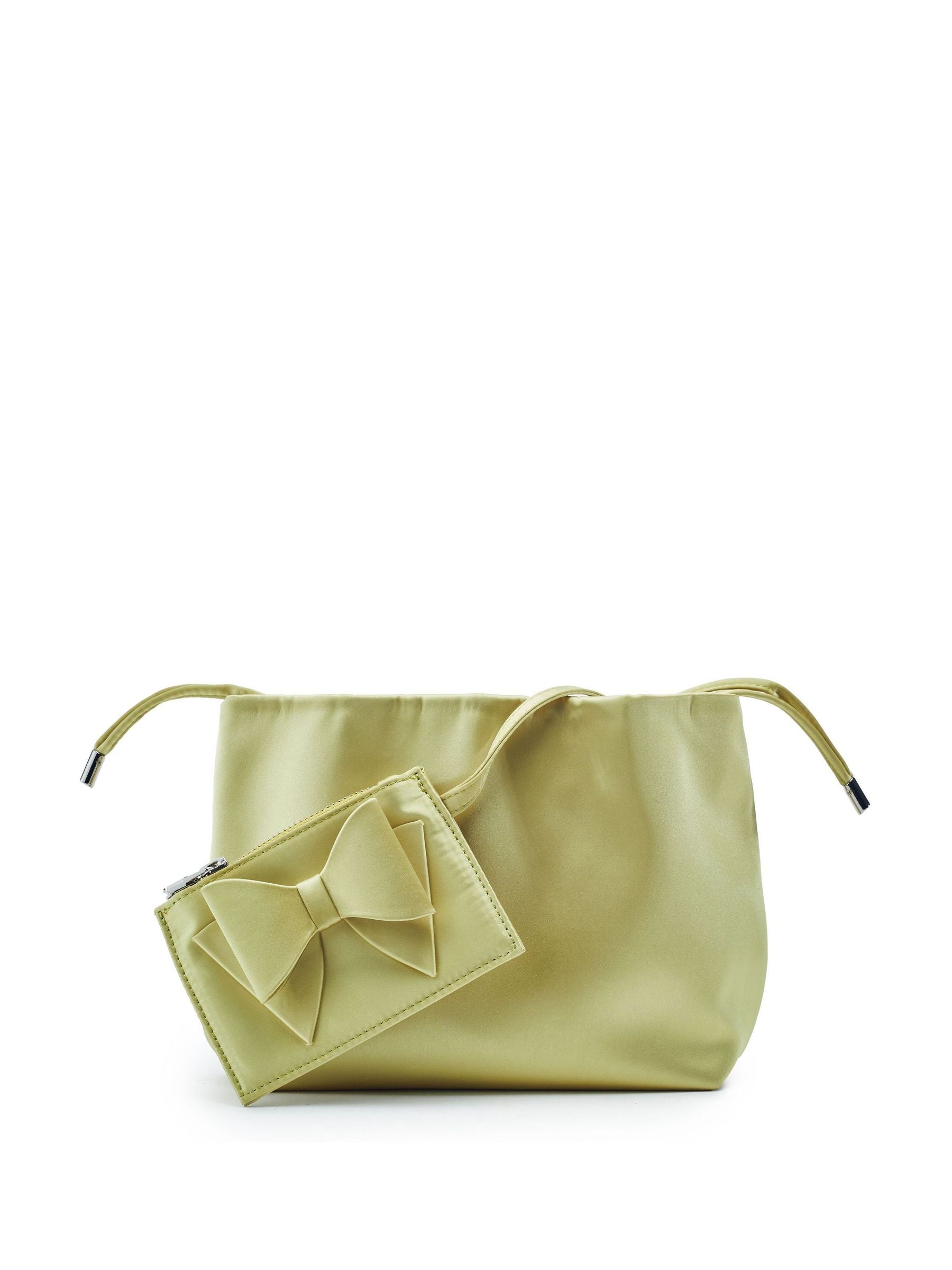 Moda in Pelle Orange Lotty Ruched Bucket Shoulder Bag