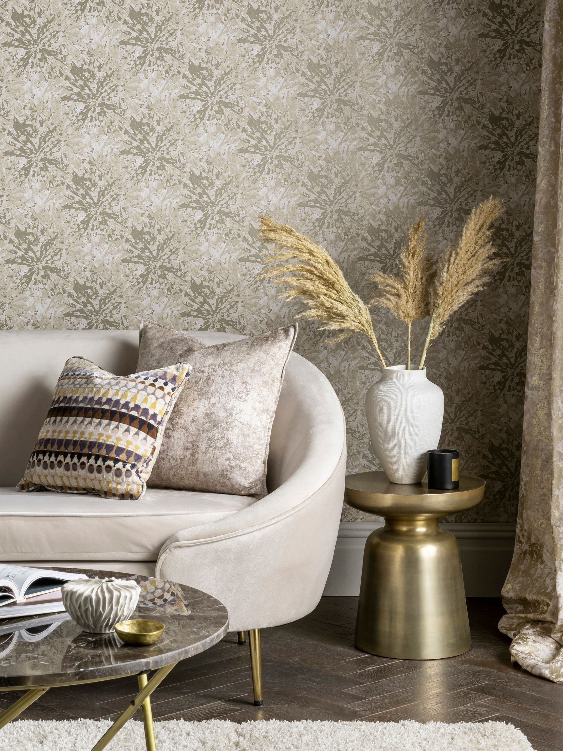 Clarke and Clarke Dipinto Natural wallpaper (British brand)