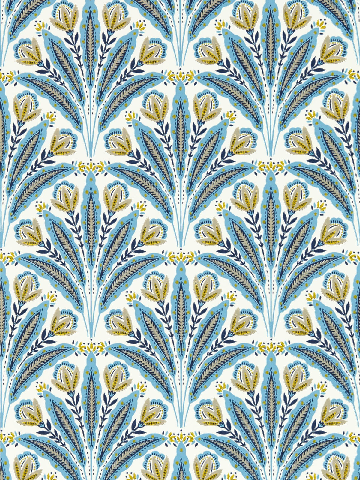 Clarke and Clarke Denim Attingham wallpaper 10.05m - British product