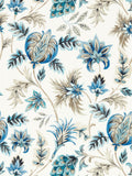 Clarke and Clarke Teal Berry Sizergh wallpaper 10.05m - British product