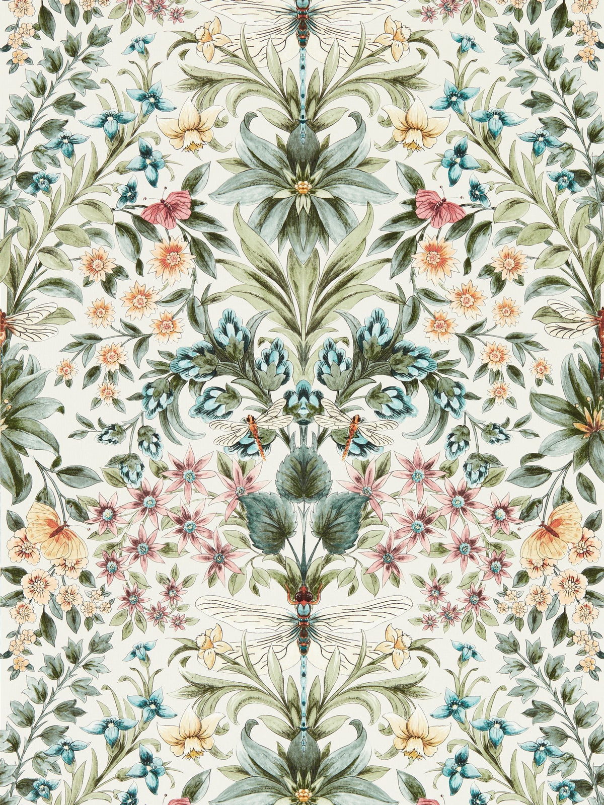 Clarke and Clarke wallpaper Summer Mirabell 10.05m roll, imported from the UK