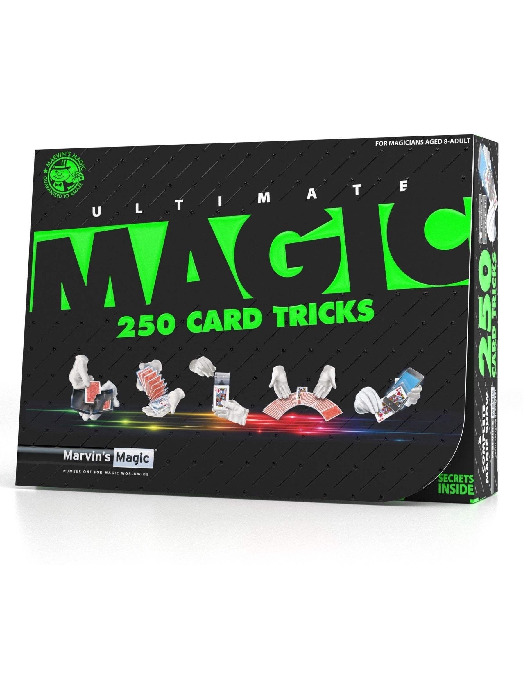 Marvins Magic Ultimate 250 card tricks set, imported from the UK