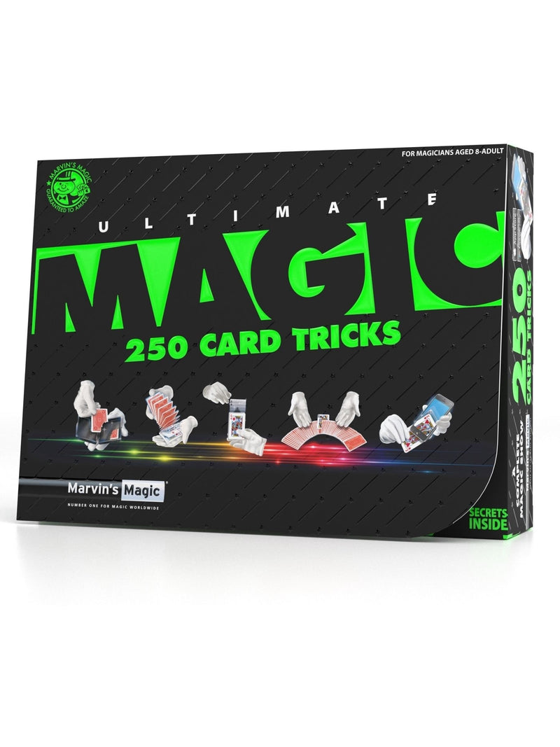 Marvins Magic Ultimate 250 card tricks set, imported from the UK