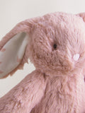 Pink Heart Bunny soft plush toy, UK version