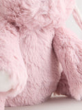 Pink Heart Bunny soft plush toy, UK version