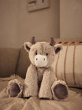 Hamish brown Highland cow plush toy 21cm, UK version