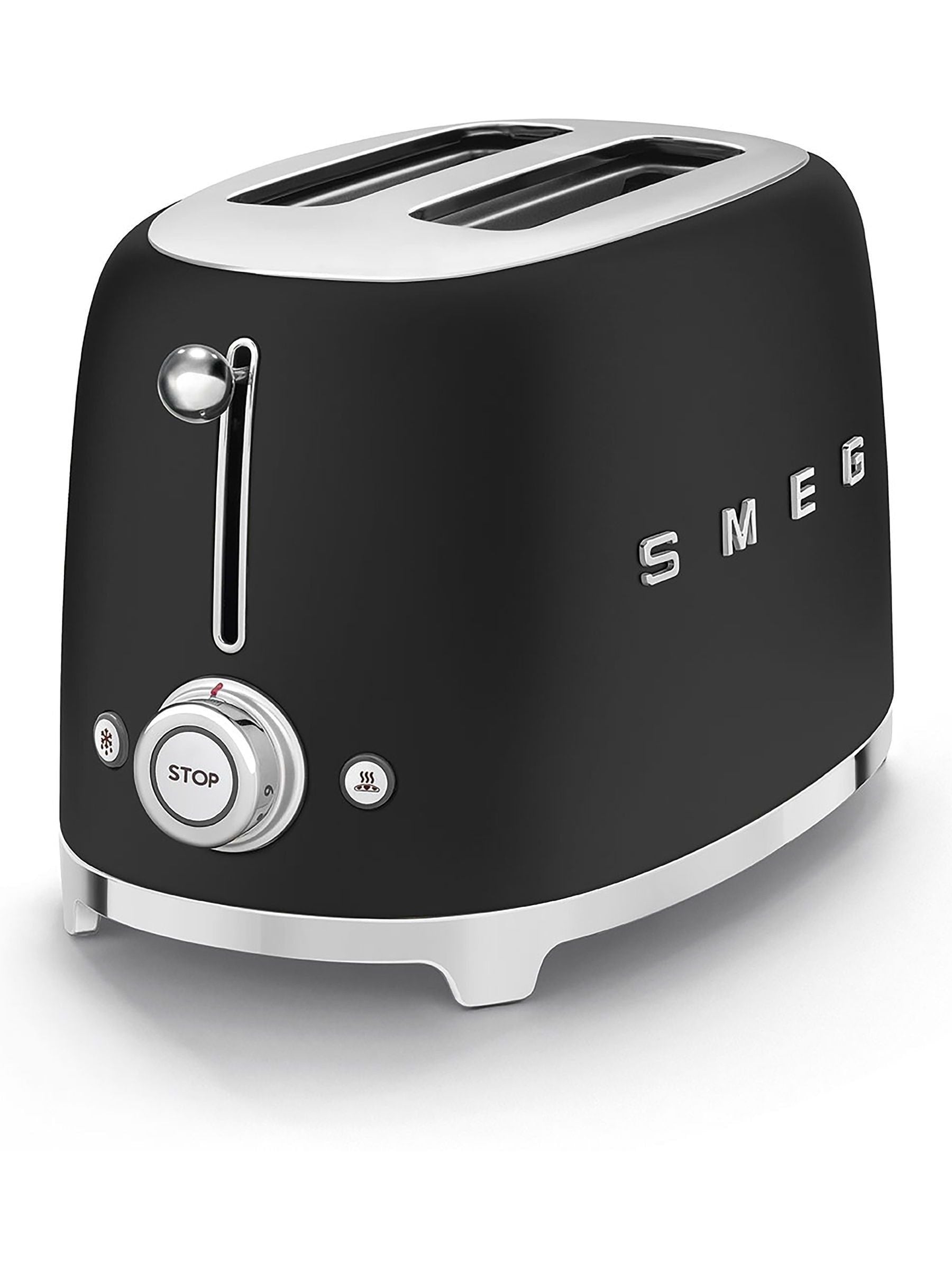 Smeg Black Matt 2 slice toaster (British brand)