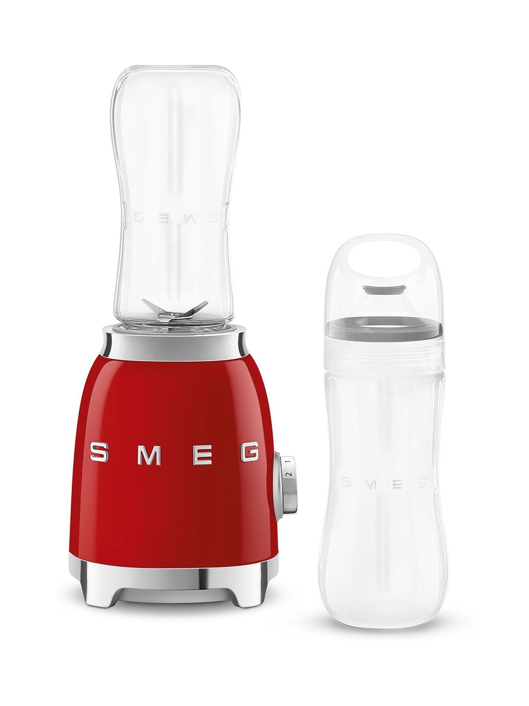 Retro Style Personal Blender with Two 600ml Bottles