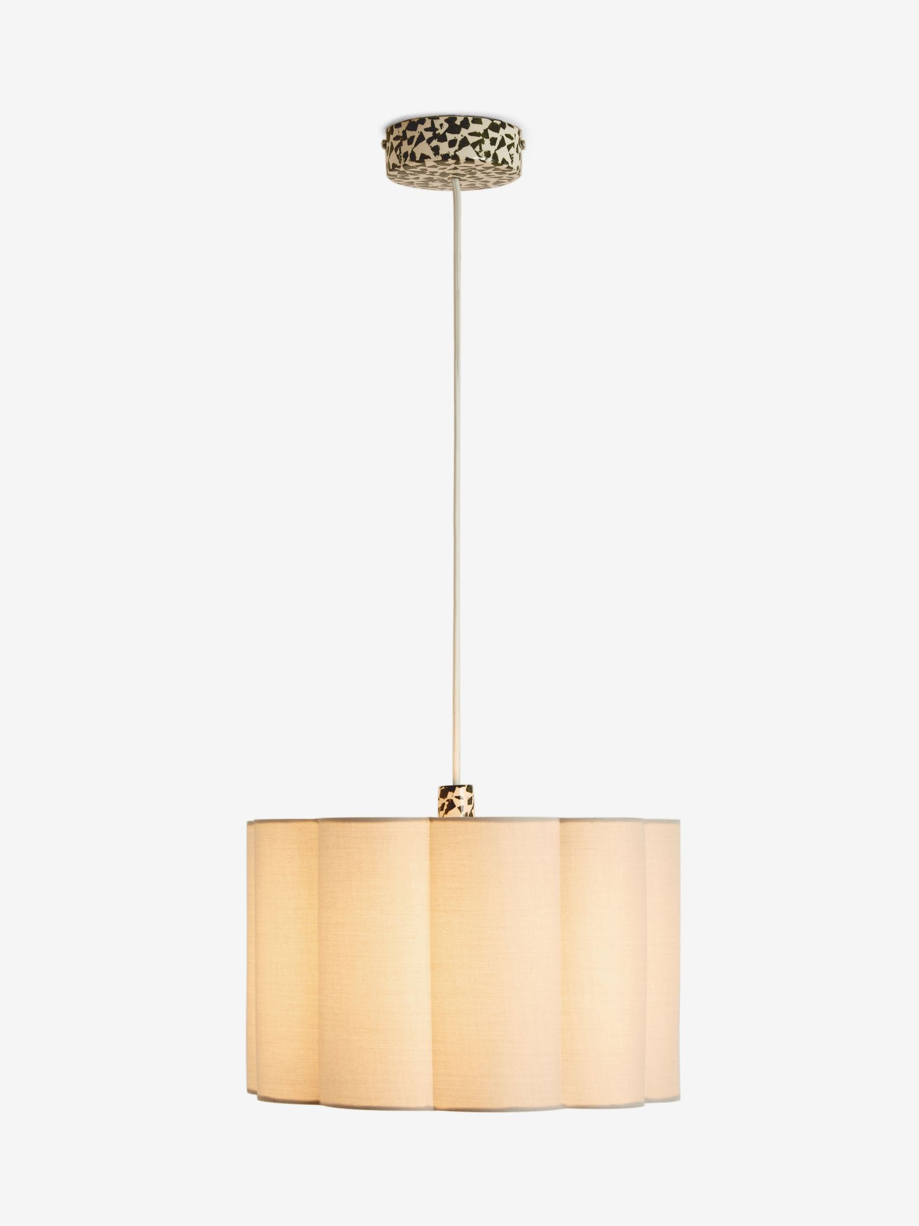Nina Campbell Green Chester pendant light, imported from the UK