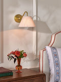 Nina Campbell Sagano wall light cream brass 18cm - British product