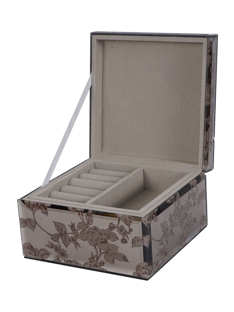 Laura Ashley Pollington Roses mirrored printed jewellery box, UK version