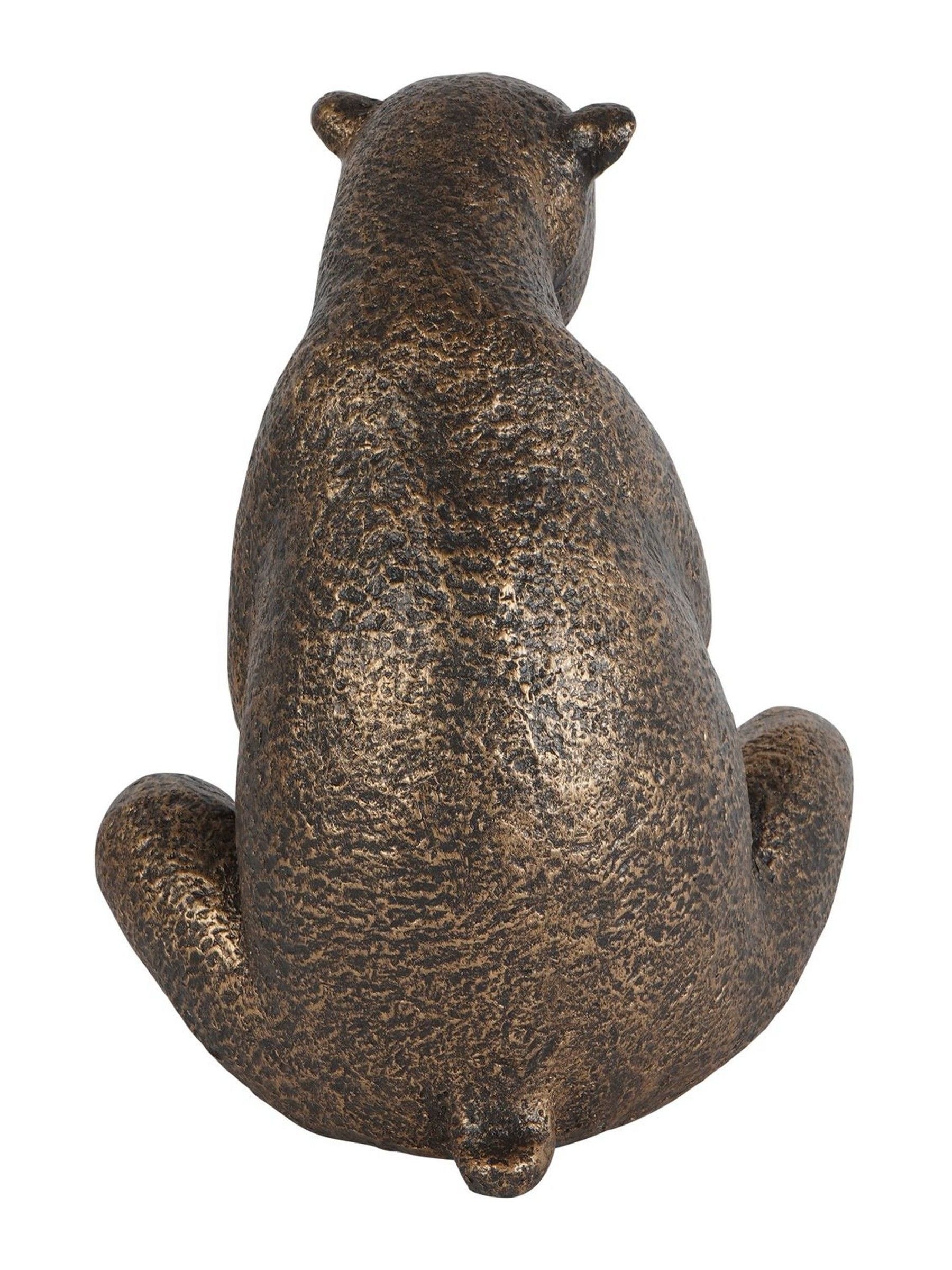 Laura Ashley bronze bear with cub ornament 22.5cm high, UK version