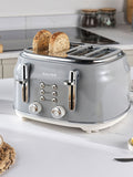 Salter Grey Retro 4-slice toaster (British brand)