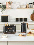 Salter Black Toronto 4 slice toaster (British brand)