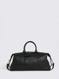 MOSS black grained leather holdall, imported from the UK