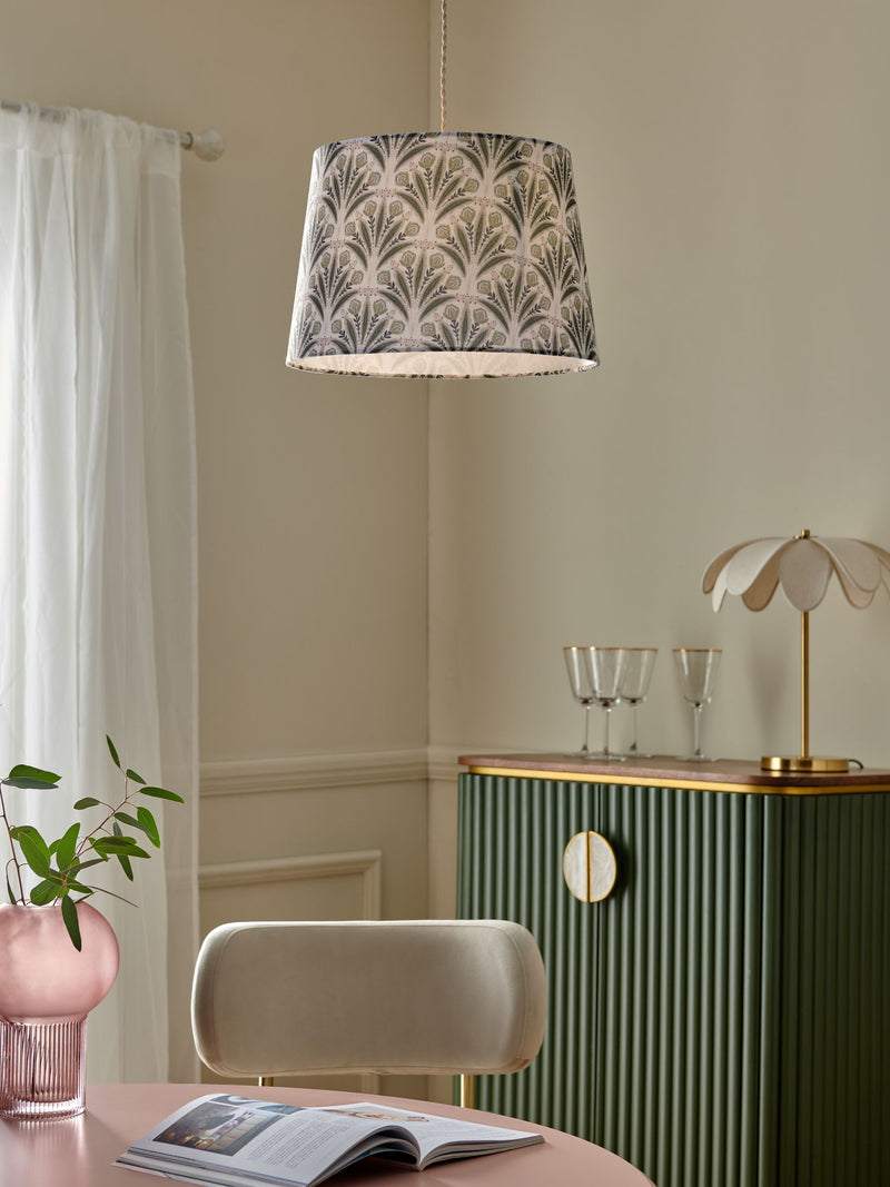 Clarke & Clarke Green/Pink Attingham Easyfit Shade