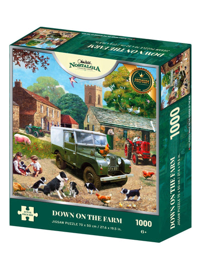 Next Kidikraft Nostalgia Collection Down On The Farm 1000 Piece Jigsaw Puzzle- Buy online at McGrocer
