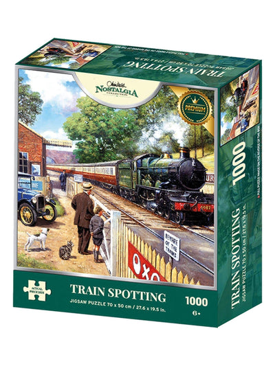 Next Kidikraft Nostalgia Collection Train Spotting 1000 Piece Jigsaw Puzzle- Buy online at McGrocer