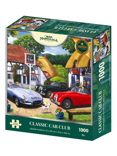 Next Kidikraft Nostalgia Collection Classic Car Club 1000 Piece Jigsaw Puzzle- Buy online at McGrocer
