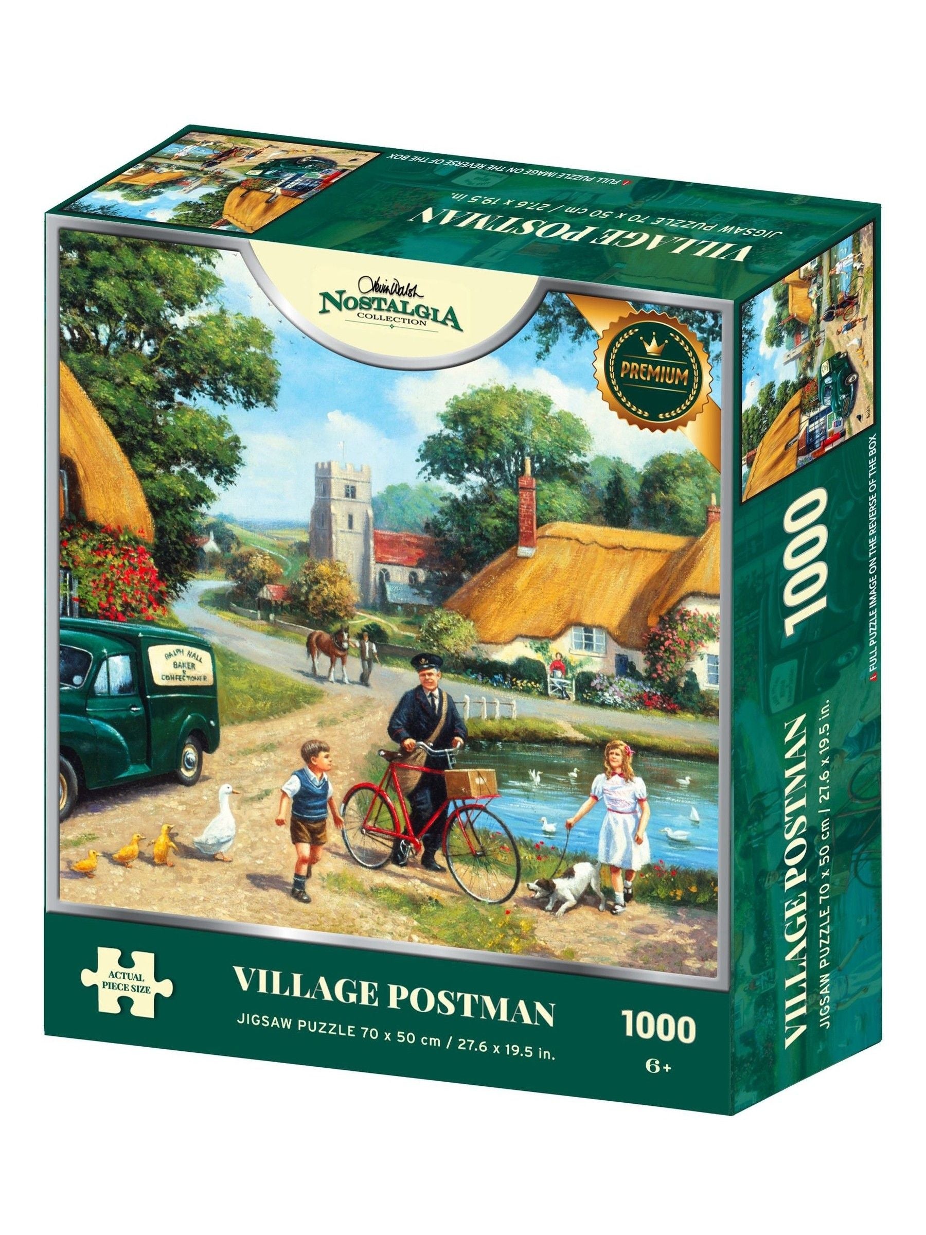 Kidikraft jigsaw puzzle Village Postman 1000 piece, UK version