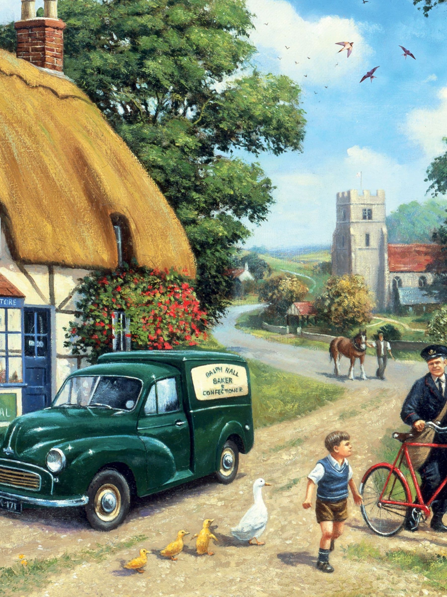 Kidikraft jigsaw puzzle Village Postman 1000 piece, UK version