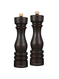 Cole & Mason chocolate brown wood London salt and pepper mills 220mm - British product