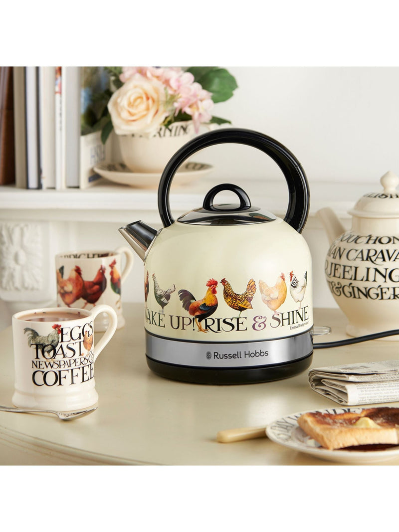 Hervidor de agua Russell Hobbs Cream Emma Bridgewater Rise And Shine