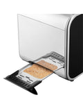 2-Slice Toaster with Longer Slots and Illuminated Countdown Timer