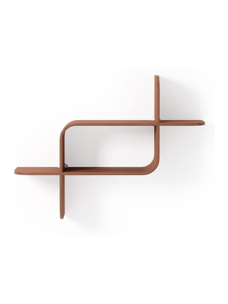 Umbra Montage Shelf Light Walnut, imported from the UK