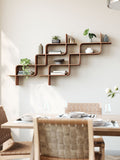 Umbra Montage Shelf Light Walnut, imported from the UK