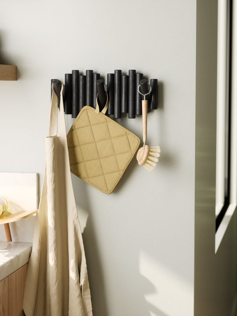 Umbra Black Picket Rail Wall Hook (British brand) for coats and bags