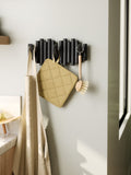 Umbra Black Picket Rail Wall Hook (British brand) for coats and bags