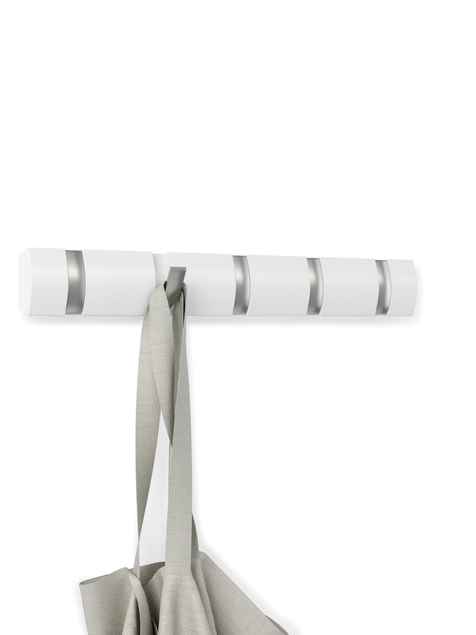 Umbra Flip 5 white coat hook 51cm, UK version