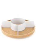 Umbra White Natural Bellwodd Lazy Susan 30cm (British brand)