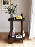 Umbra Bellwood bar serving cart black walnut - British product