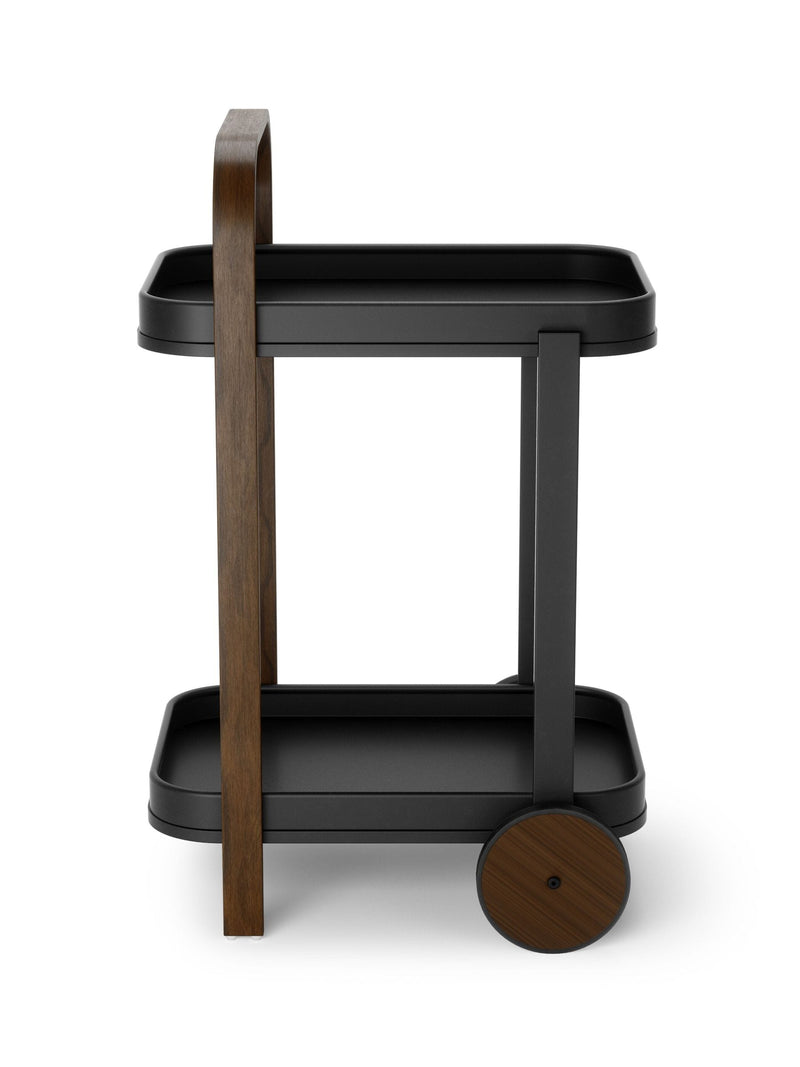 Umbra Bellwood bar serving cart black walnut - British product