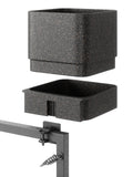 Umbra Cubiko black wall planter 70cm, UK version