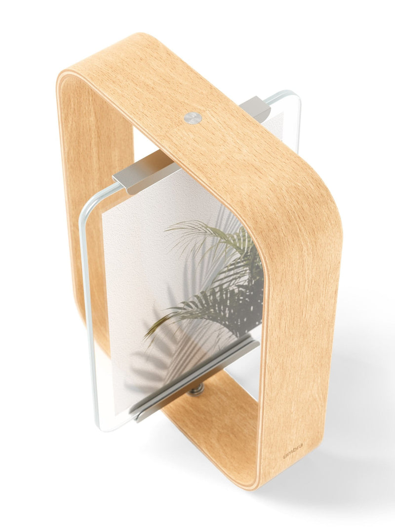 Umbra desk photo frame Natural Bellwood 24cm - British product