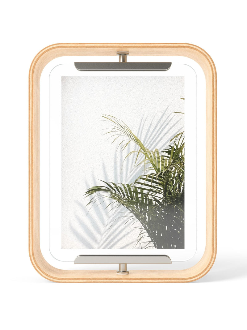 Umbra desk photo frame Natural Bellwood 24cm - British product