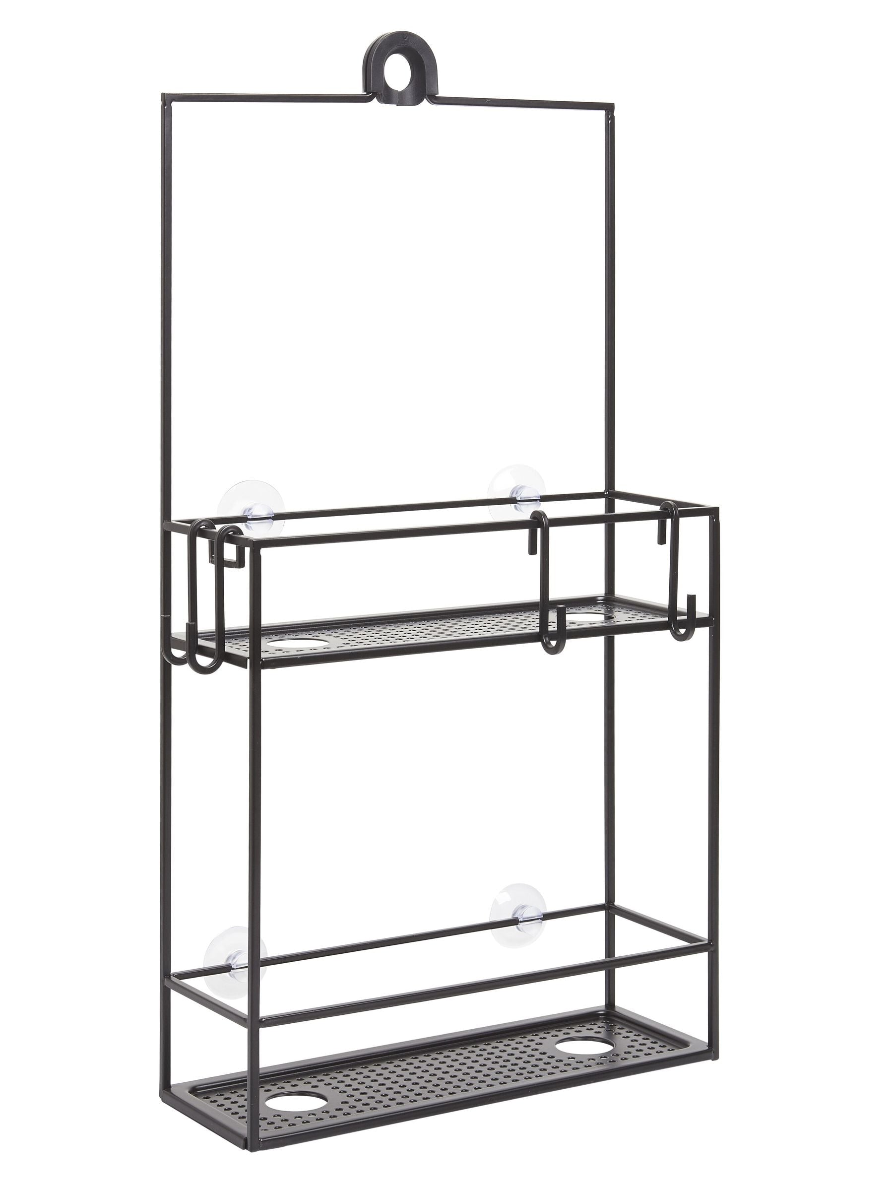 Umbra black Cubiko shower caddy 61cm (British brand)