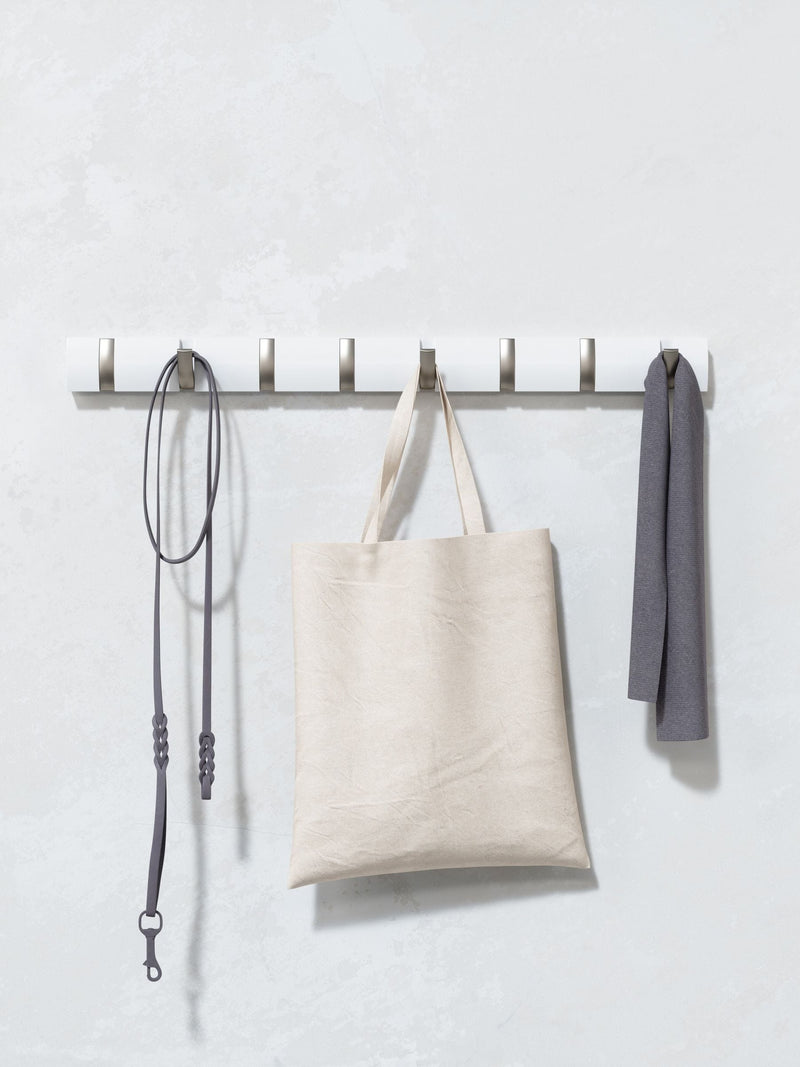 Umbra Flip 8 white coat hook with 8 hooks, imported from the UK