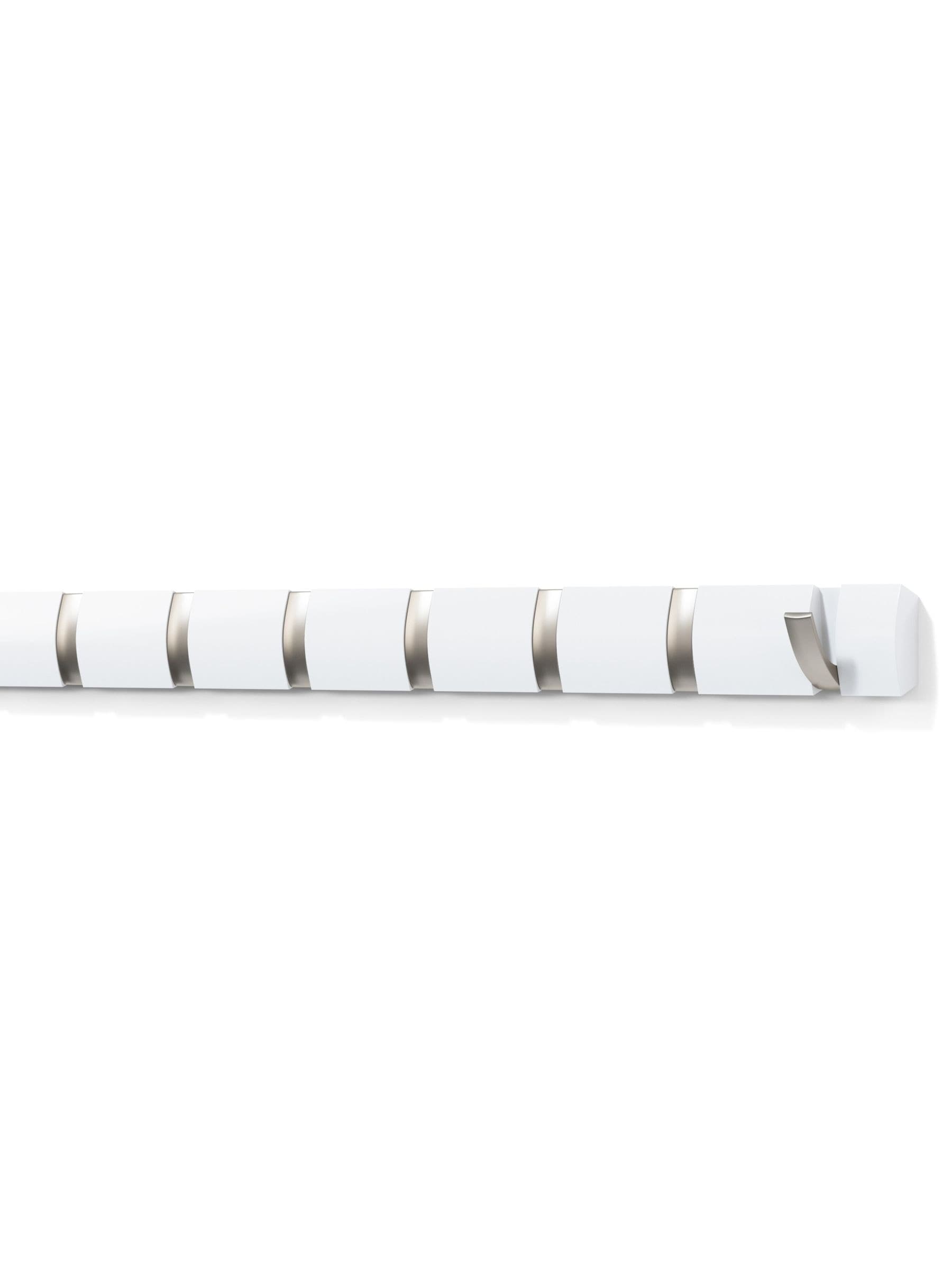 Umbra Flip 8 white coat hook with 8 hooks, imported from the UK