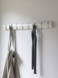 Umbra Flip 8 white coat hook with 8 hooks, imported from the UK